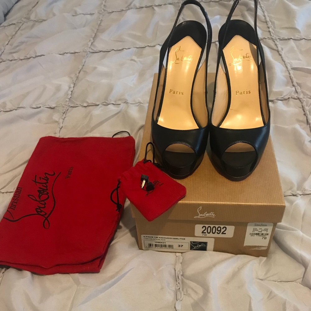 Christian Louboutin no prive slingback